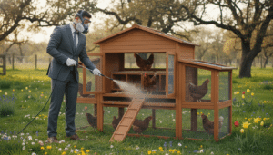 Hühnerpflege Desinfektionsmittel Stall
