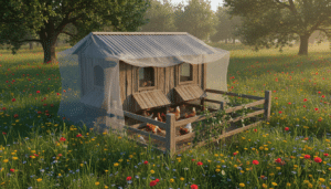 Hühnerpflege Insektenschutz für Stall