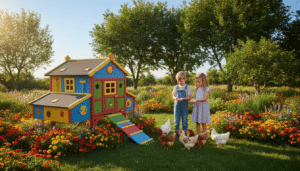 Hühnerstall für Kinder geeignet