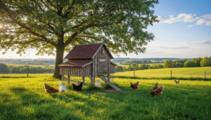 Wo sollte ein Hühnerstall stehen?