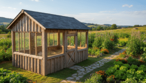 Wo sollte ein XXL Hühnerstall im Garten stehen?